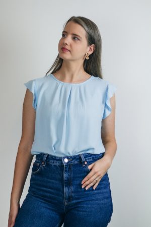 Blusa Madison (celeste)