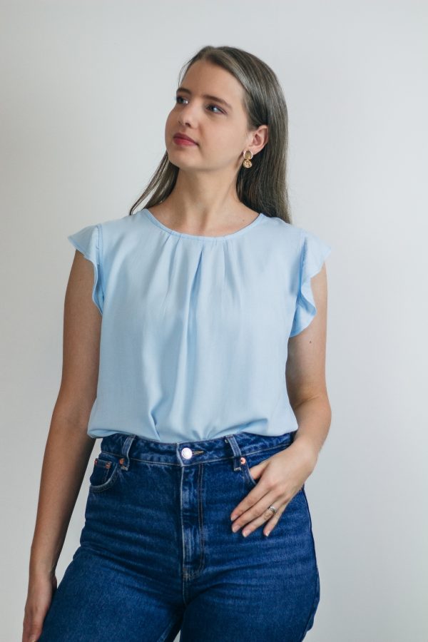 Blusa Madison (celeste)
