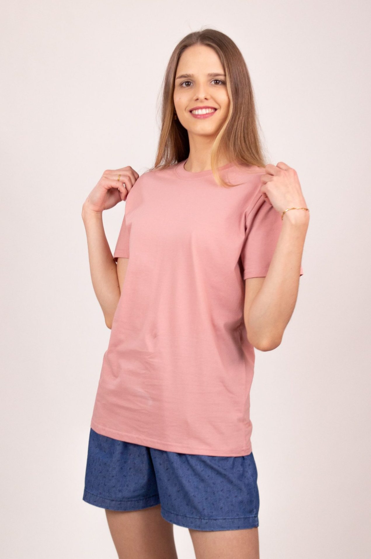 Remera Básica (rosa) - Zarte