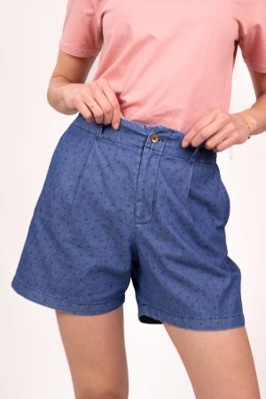 Short Datia (denim estampado)