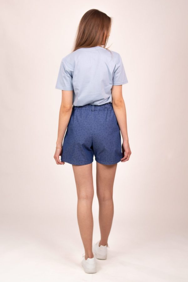 Short Datia (denim estampado)