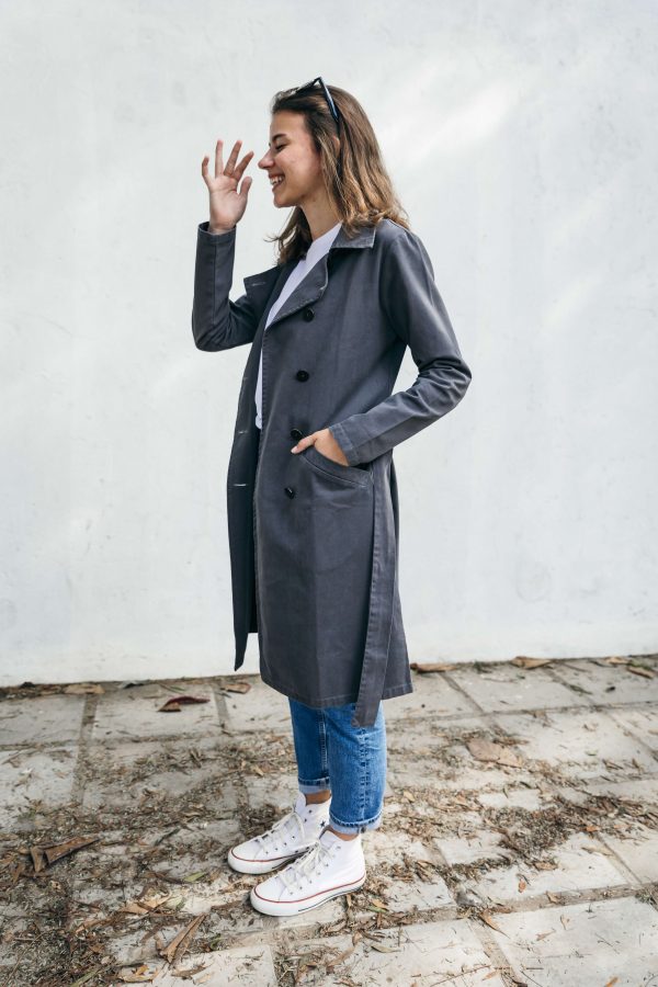 Trench Ava (gris)