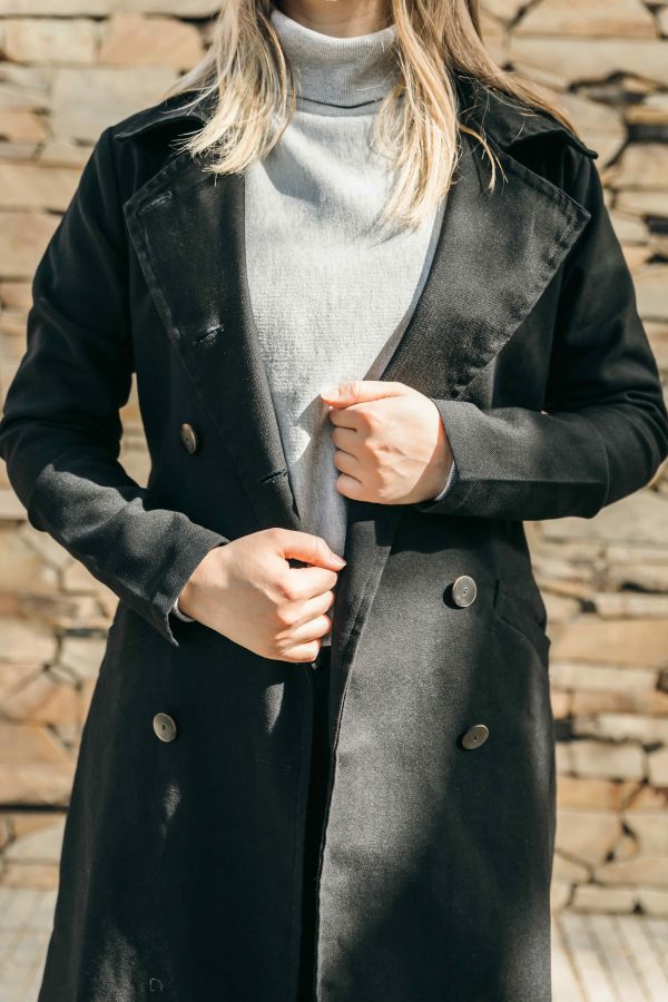 Trench Ava (negro)