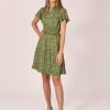 Vestido Noelia (estampado verde)