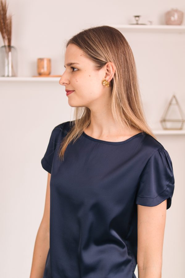 Blusa Laia (azul marino)