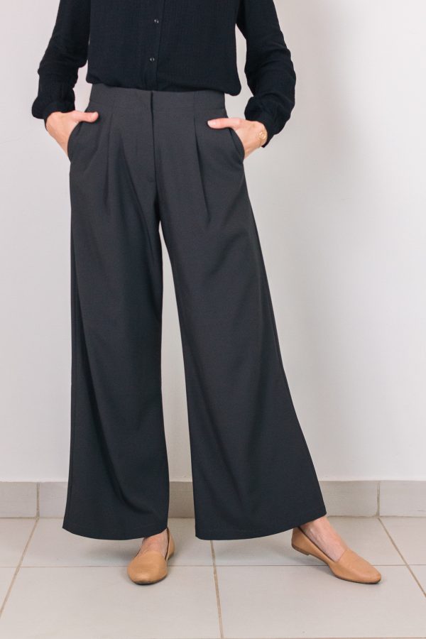 Pantalon Lucia Wide Leg (gris oscuro)