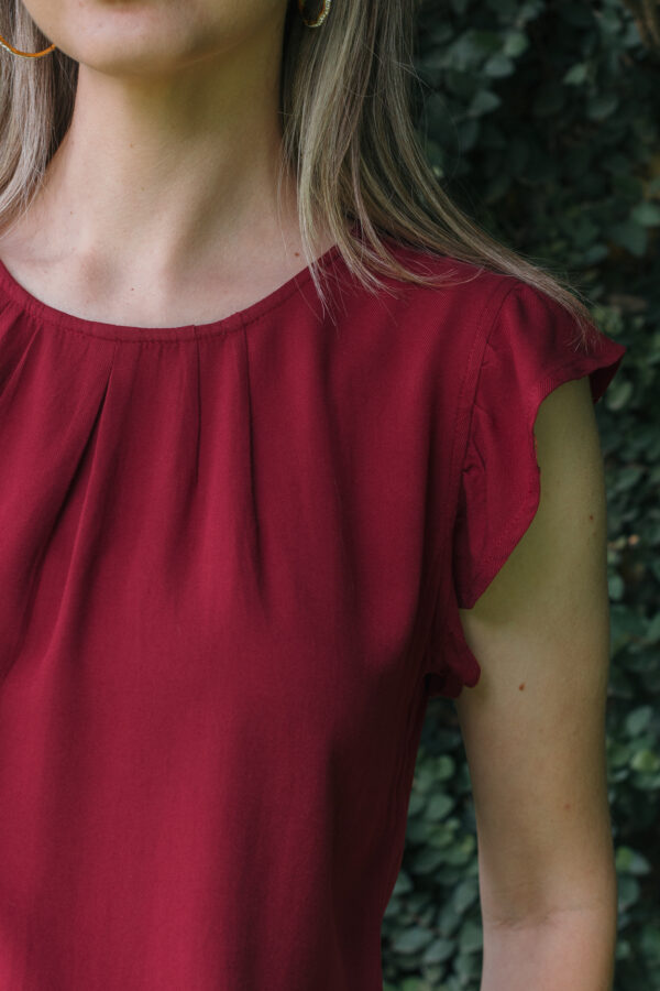 Blusa Madison (bordó)
