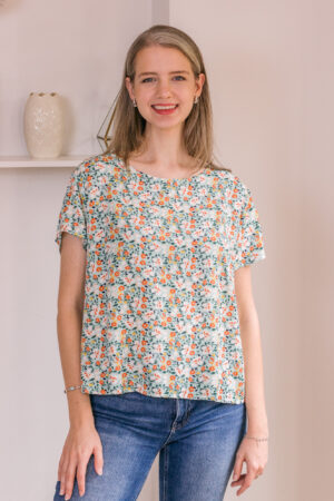 Blusa Eva (estampado menta)