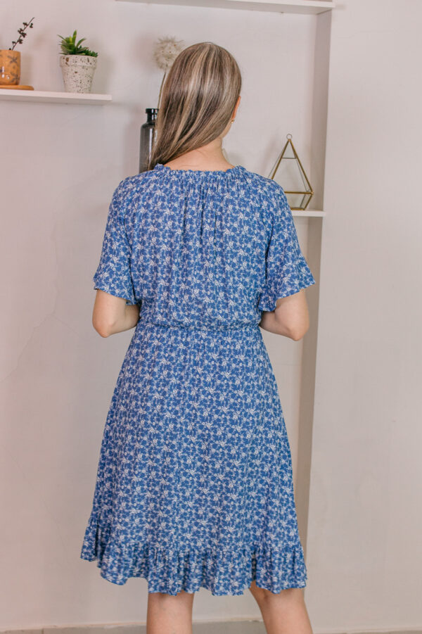 Vestido Leire (estampado celeste)