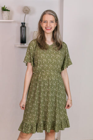 Vestido Leire (estampado verde)