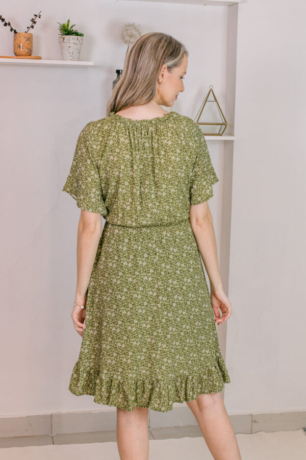 Vestido Leire (estampado verde)